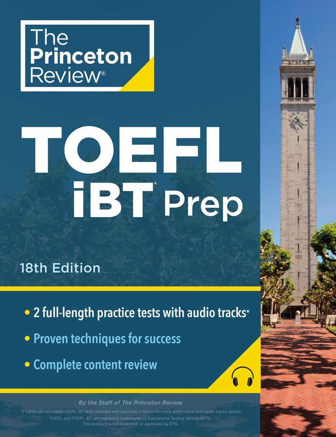 Princeton Review TOEFL iBT Prep with Audio/Listening Tracks, 18th Edition-Educational: Study and revision guides-買書書 BuyBookBook