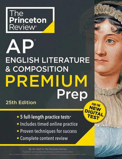 Princeton Review AP English Literature & Composition Premium Prep, 25th Edition-Educational: Study and revision guides-買書書 BuyBookBook