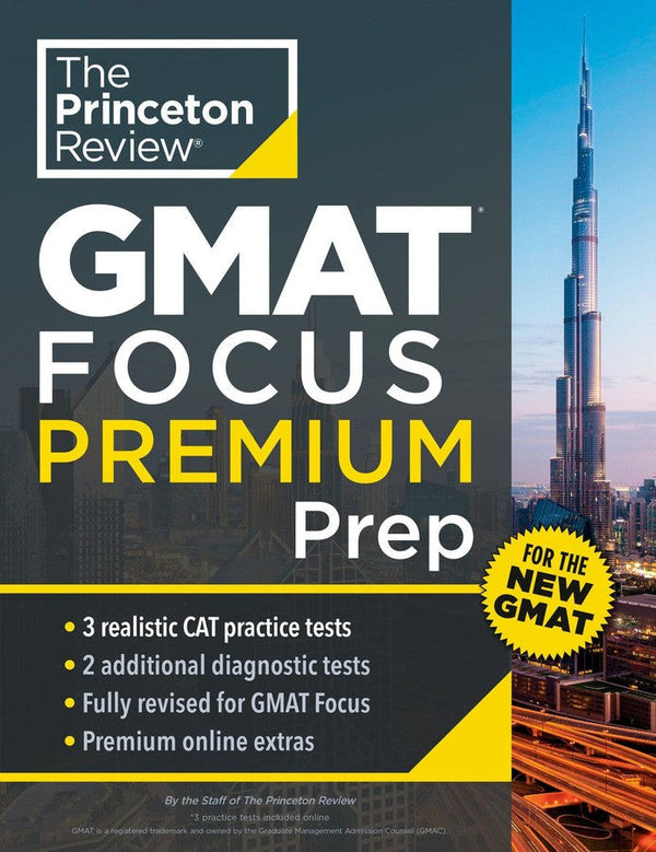 Princeton Review GMAT Focus Premium Prep-Education: examinations and assessment-買書書 BuyBookBook