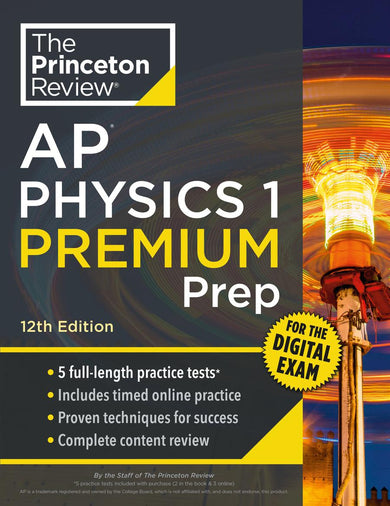 Princeton Review AP Physics 1 Premium Prep, 12th Edition-Educational: Study and revision guides-買書書 BuyBookBook