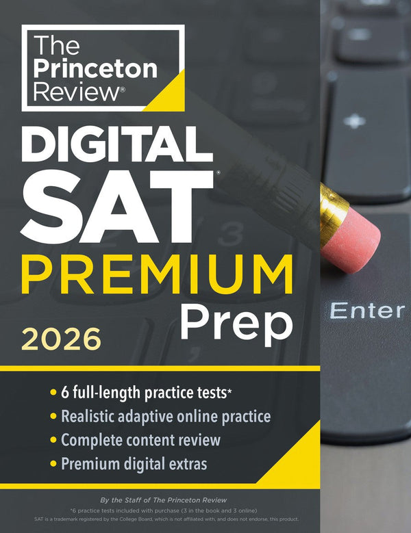 Princeton Review Digital SAT Premium Prep, 2026-Children’s Educational: general-買書書 BuyBookBook