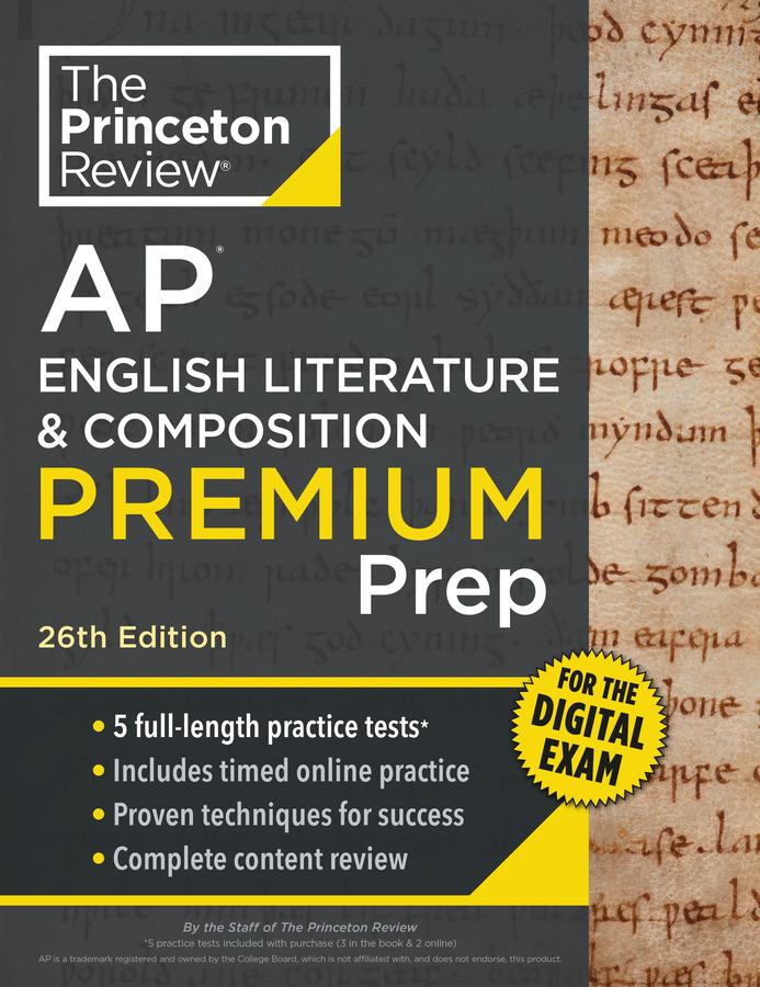 Princeton Review AP English Literature & Composition Premium Prep, 26th Edition-Educational: Study and revision guides-買書書 BuyBookBook