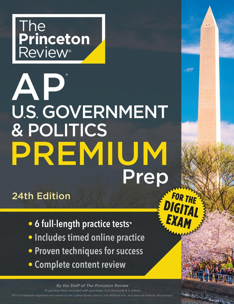 Princeton Review AP U.S. Government & Politics Premium Prep, 24th Edition-Educational: Study and revision guides-買書書 BuyBookBook