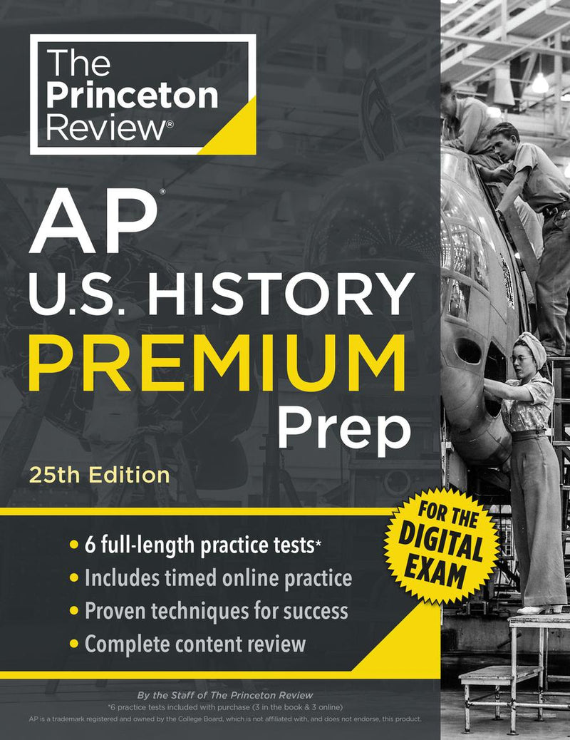 Princeton Review AP U.S. History Premium Prep, 25th Edition-Educational: Study and revision guides-買書書 BuyBookBook