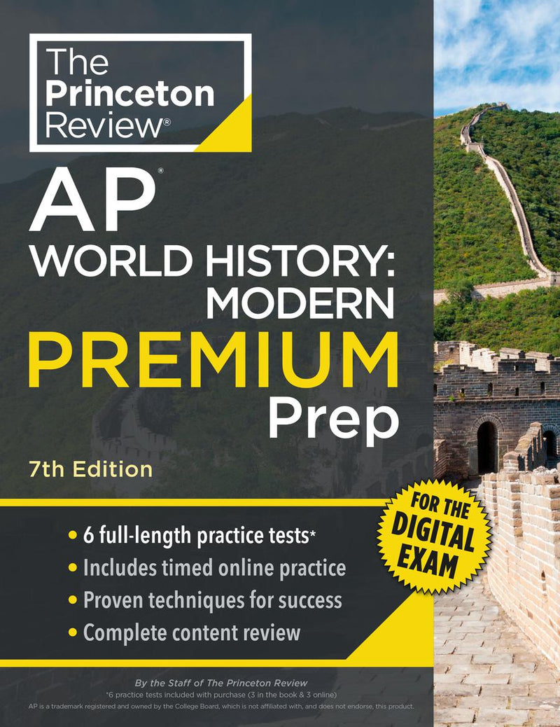 Princeton Review AP World History: Modern Premium Prep, 7th Edition-Educational: Study and revision guides-買書書 BuyBookBook