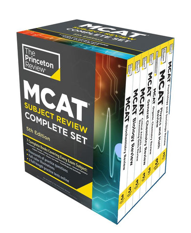 Princeton Review MCAT Subject Review Complete Box Set, 5th Edition-Medicine and Nursing-買書書 BuyBookBook