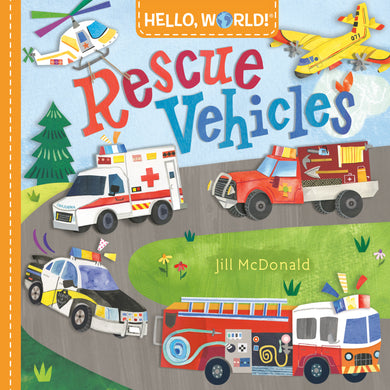 Hello, World! Rescue Vehicles cover (ISBN 9780593518991)