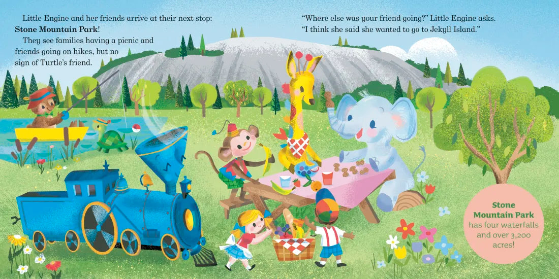 Welcome to Georgia: A Little Engine That Could Road Trip US - Board book
