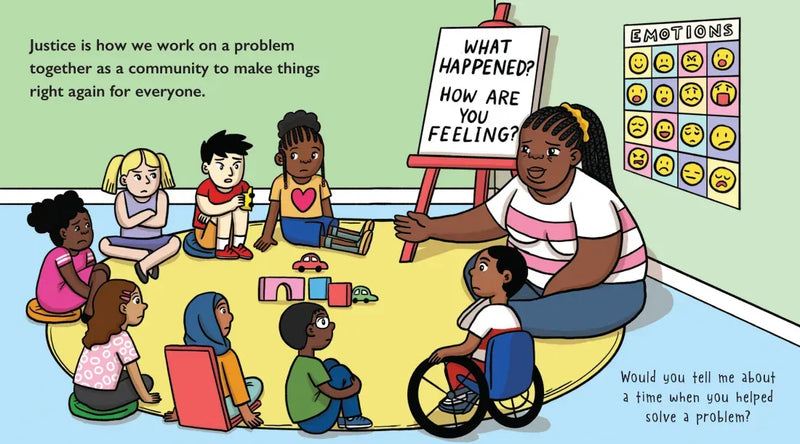 We Care: A First Conversation About Justice US - Board book