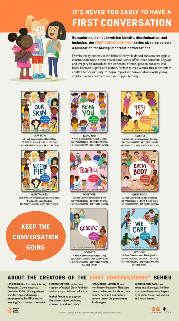 We Care: A First Conversation About Justice US - Board book