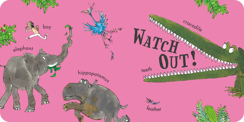 Roald Dahl Words US - Board book