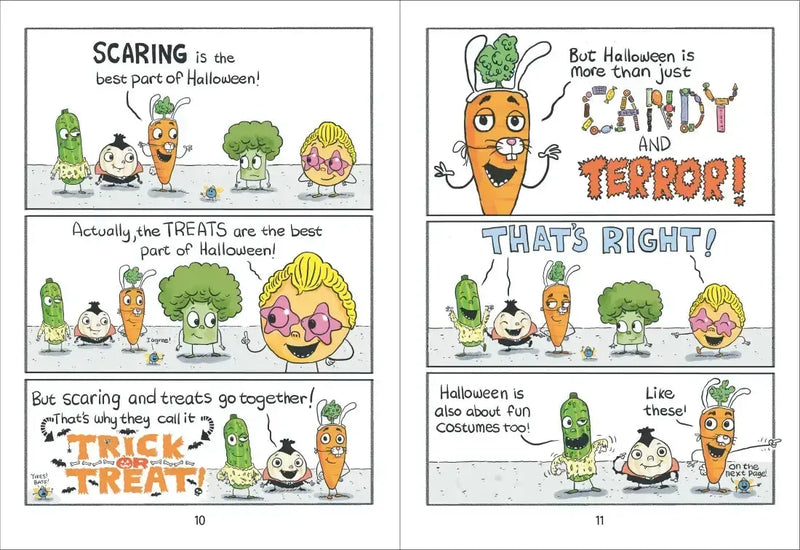 Cookie & Broccoli: Scariest Halloween Ever!: A Graphic Novel US - Paperback / softback