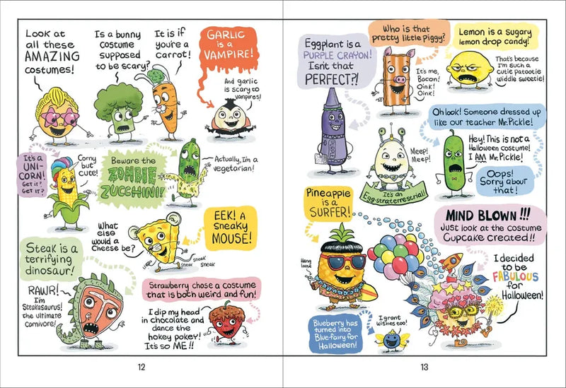 Cookie & Broccoli: Scariest Halloween Ever!: A Graphic Novel US - Hardback