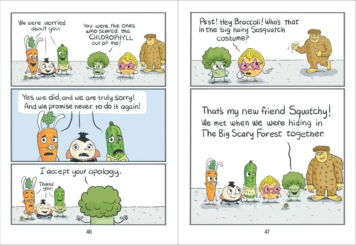 Cookie & Broccoli: Scariest Halloween Ever!: A Graphic Novel US - Hardback