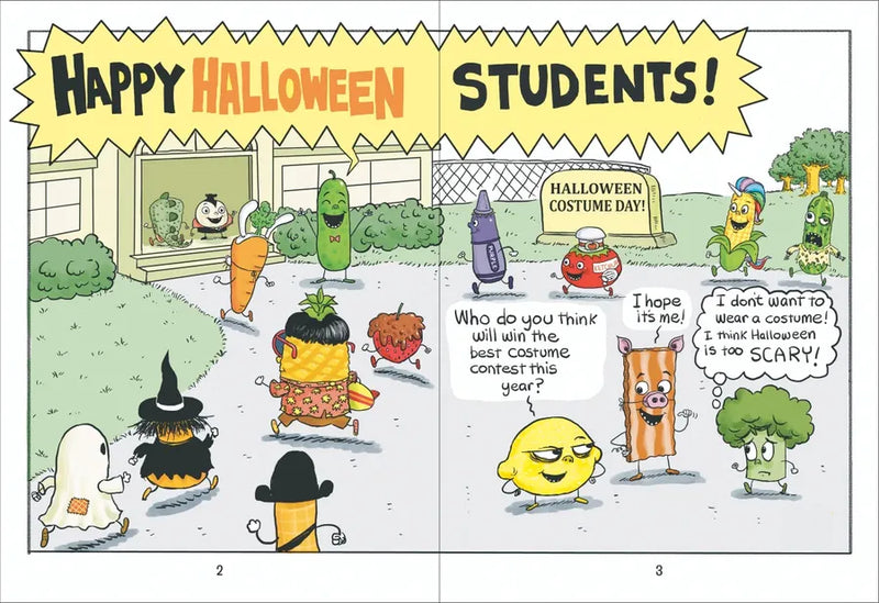 Cookie & Broccoli: Scariest Halloween Ever!: A Graphic Novel US - Hardback