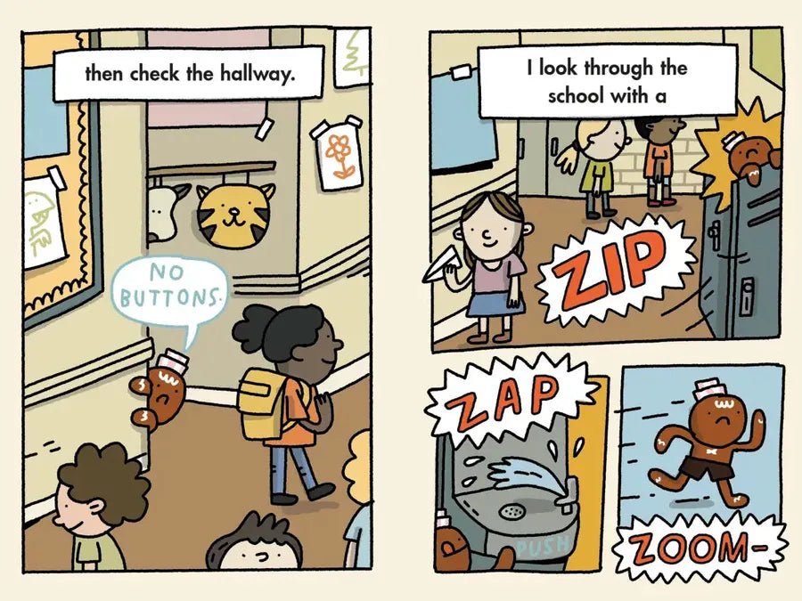 The Gingerbread Man: Buttons on the Loose: A Graphic Novel US - Hardback