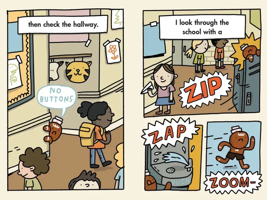 The Gingerbread Man: Buttons on the Loose: A Graphic Novel US - Paperback / softback