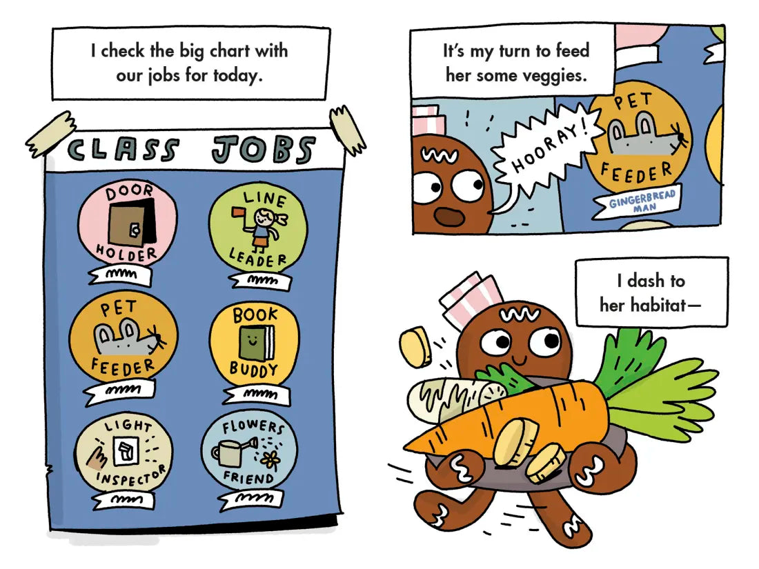 The Gingerbread Man: Class Pet on the Loose: A Graphic Novel US - Hardback