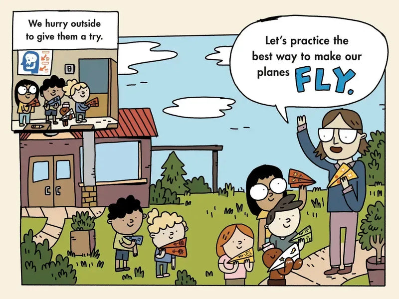 The Gingerbread Man: Paper Airplanes on the Loose: A Graphic Novel US - Hardback