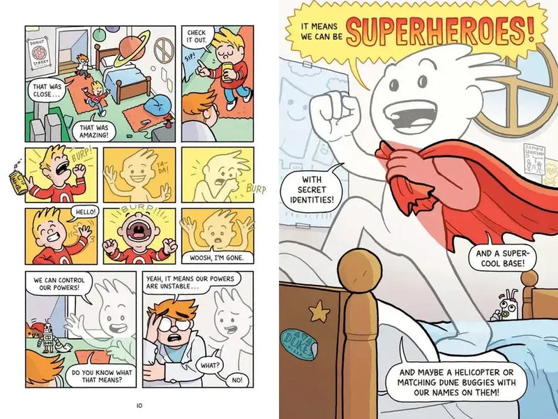 The Adventures of Invisible Boy: Zeroes to Heroes: A Graphic Novel