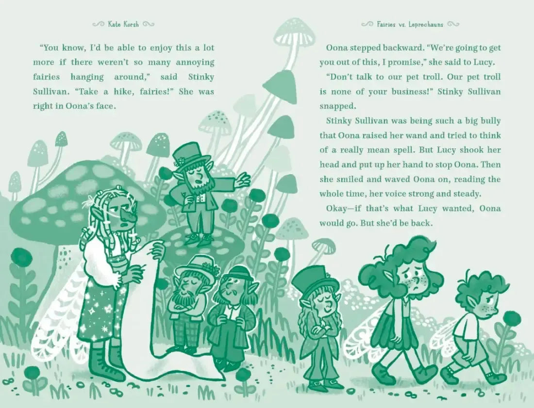 Fairies vs. Leprechauns US - Hardback