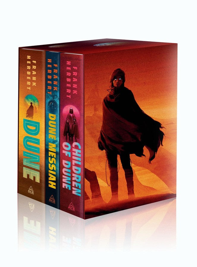 Frank Herbert's Dune Saga 3-Book Deluxe Hardcover Boxed Set-Fiction: Science fiction-買書書 BuyBookBook