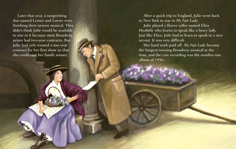 Julie Andrews: A Little Golden Book Biography US - Hardback