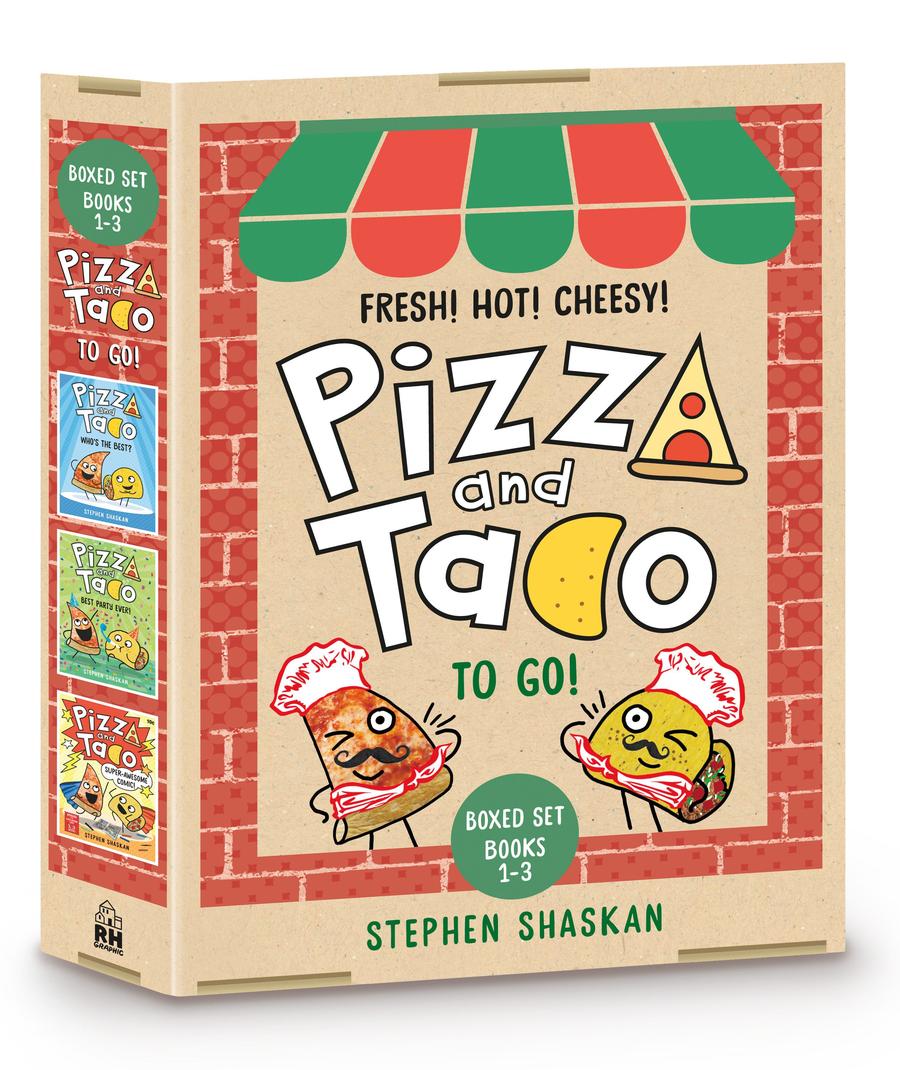 Pizza and Taco To Go! 3-Book Boxed Set-Graphic novel / Comic book / Manga: genres-買書書 BuyBookBook