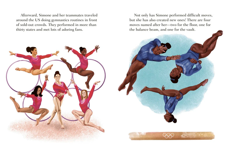 Simone Biles: A Little Golden Book Biography US - Hardback