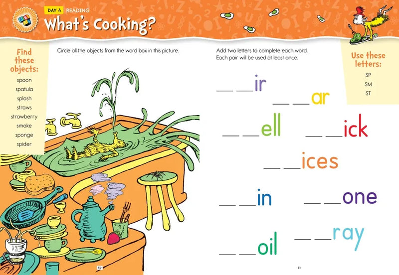 Summer with Seuss Workbook: Grades 1-2 US - Paperback / softback