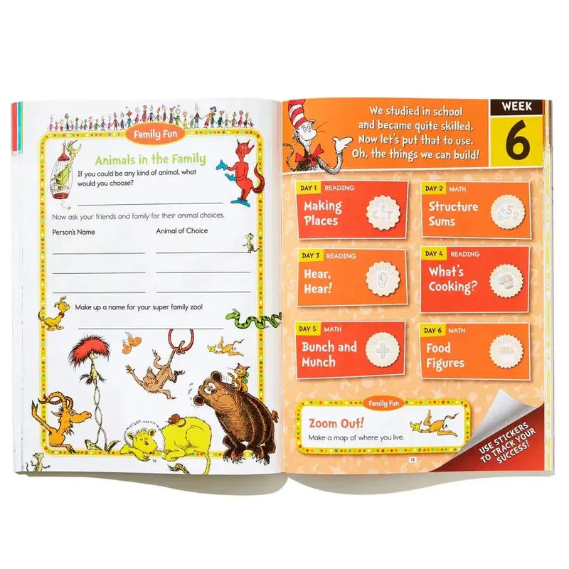 Summer with Seuss Workbook: Grades 1-2 US - Paperback / softback