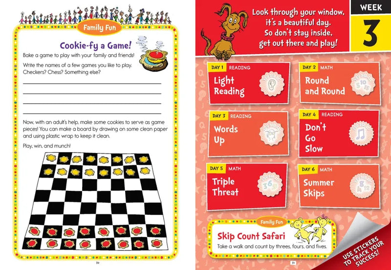 Summer with Seuss Workbook: Grades 1-2 US - Paperback / softback