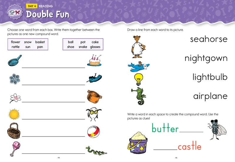 Summer with Seuss Workbook: Grades 2-3 US - Paperback / softback