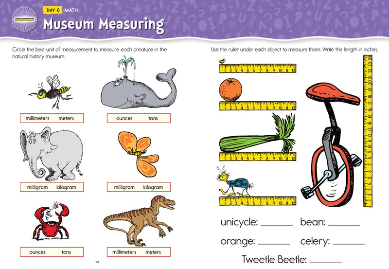 Summer with Seuss Workbook: Grades 2-3 US - Paperback / softback