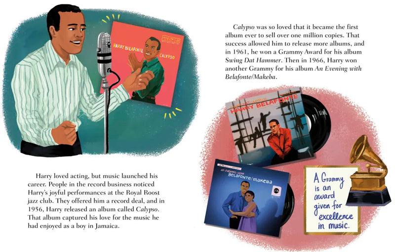 Harry Belafonte: A Little Golden Book Biography US - Hardback