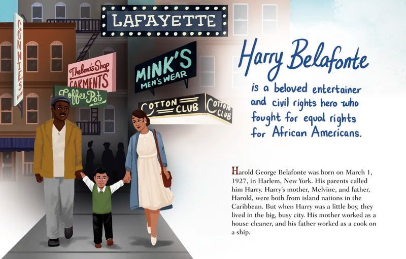 Harry Belafonte: A Little Golden Book Biography US - Hardback