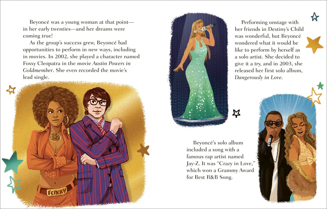 Beyonce: A Little Golden Book Biography US - Hardback