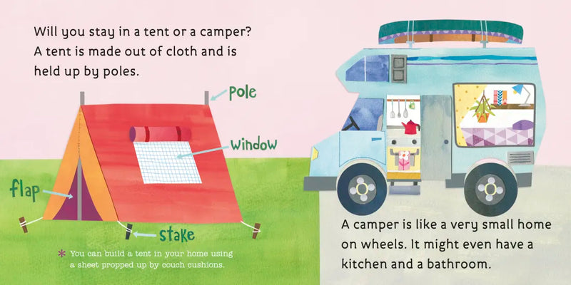 Hello, World! Let's Go Camping US - Board book