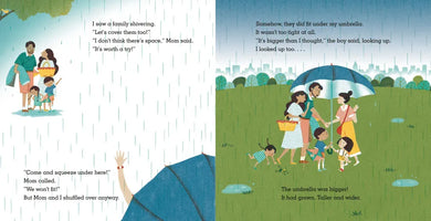 The Blue Umbrella US - Hardback (9780593569573)