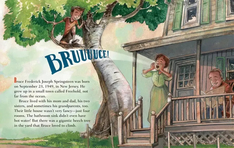 Bruce Springsteen A Little Golden Book Biography US - Hardback