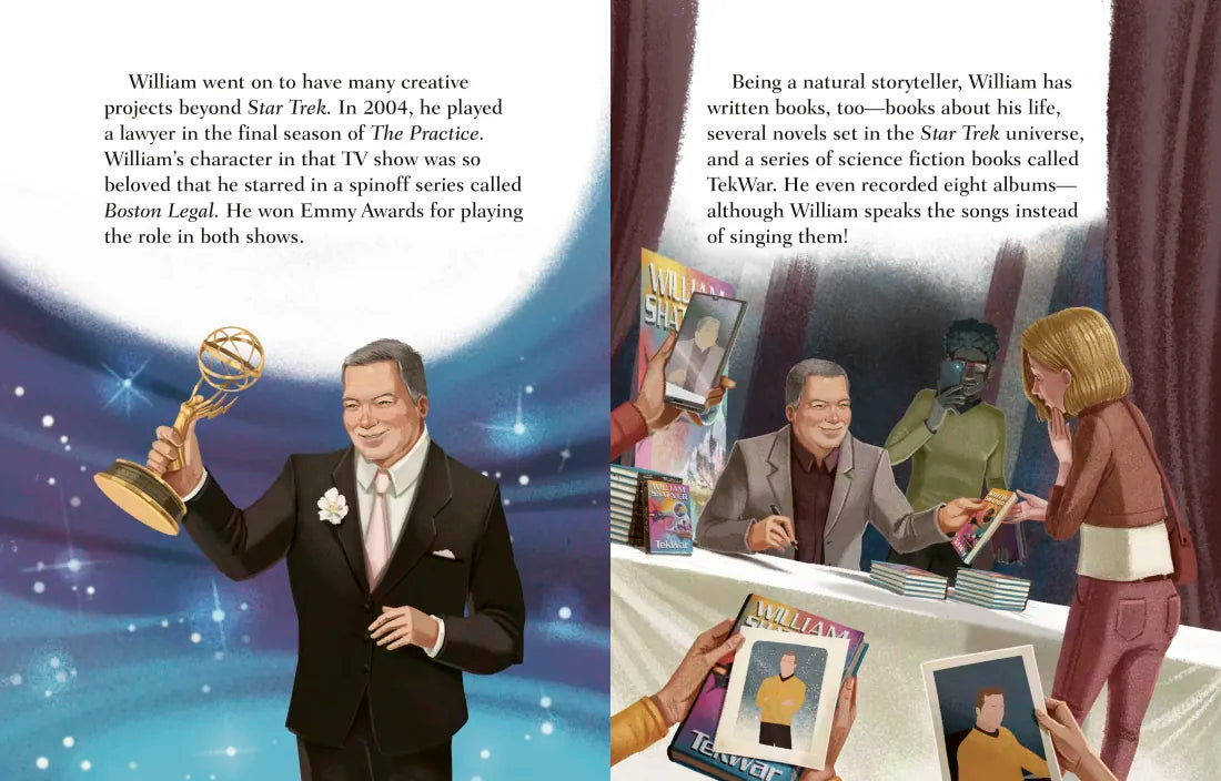 William Shatner: A Little Golden Book Biography US - Hardback