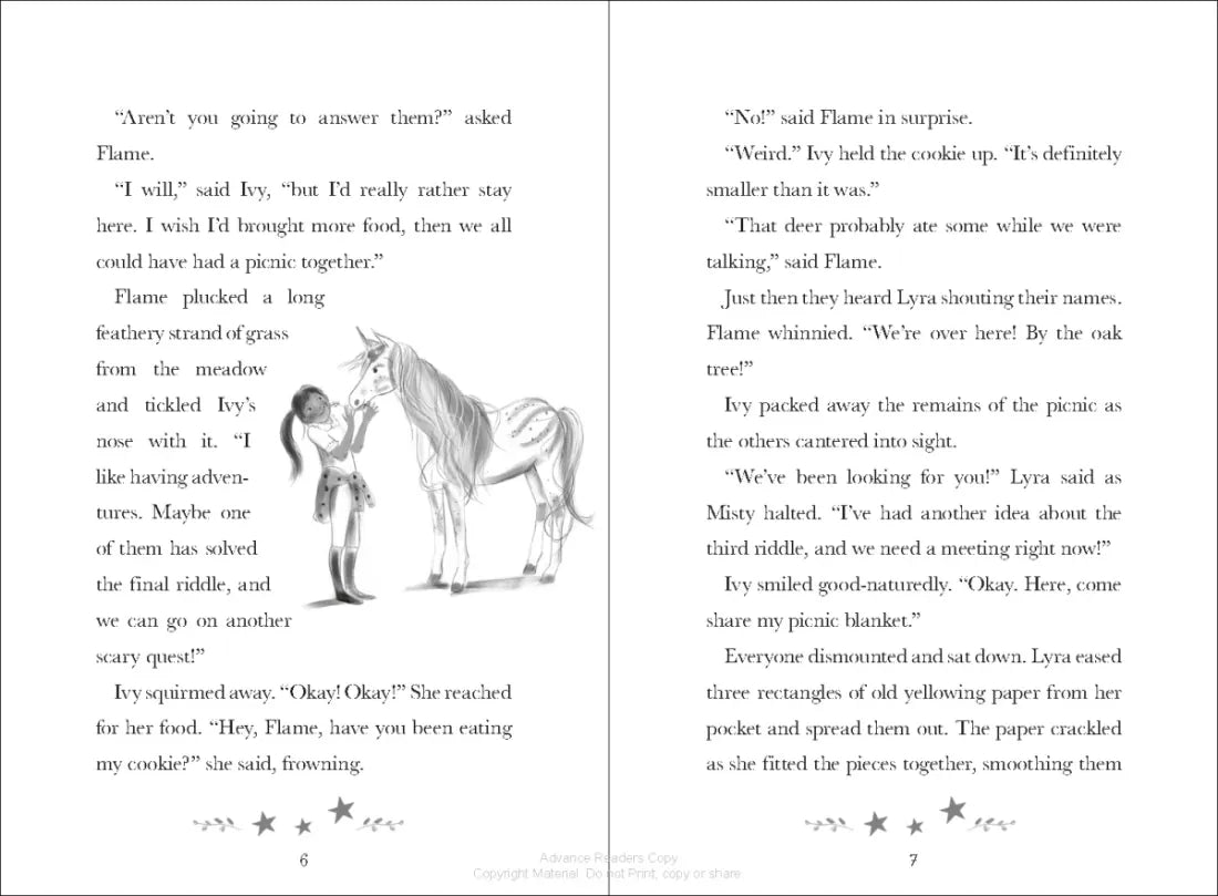 Unicorn Academy Treasure Hunt #3: Ivy and Flame US - Paperback / softback