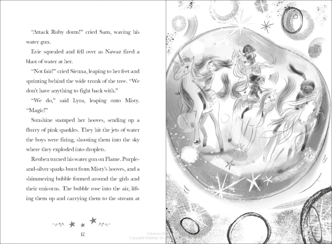 Unicorn Academy Treasure Hunt #3: Ivy and Flame US - Paperback / softback