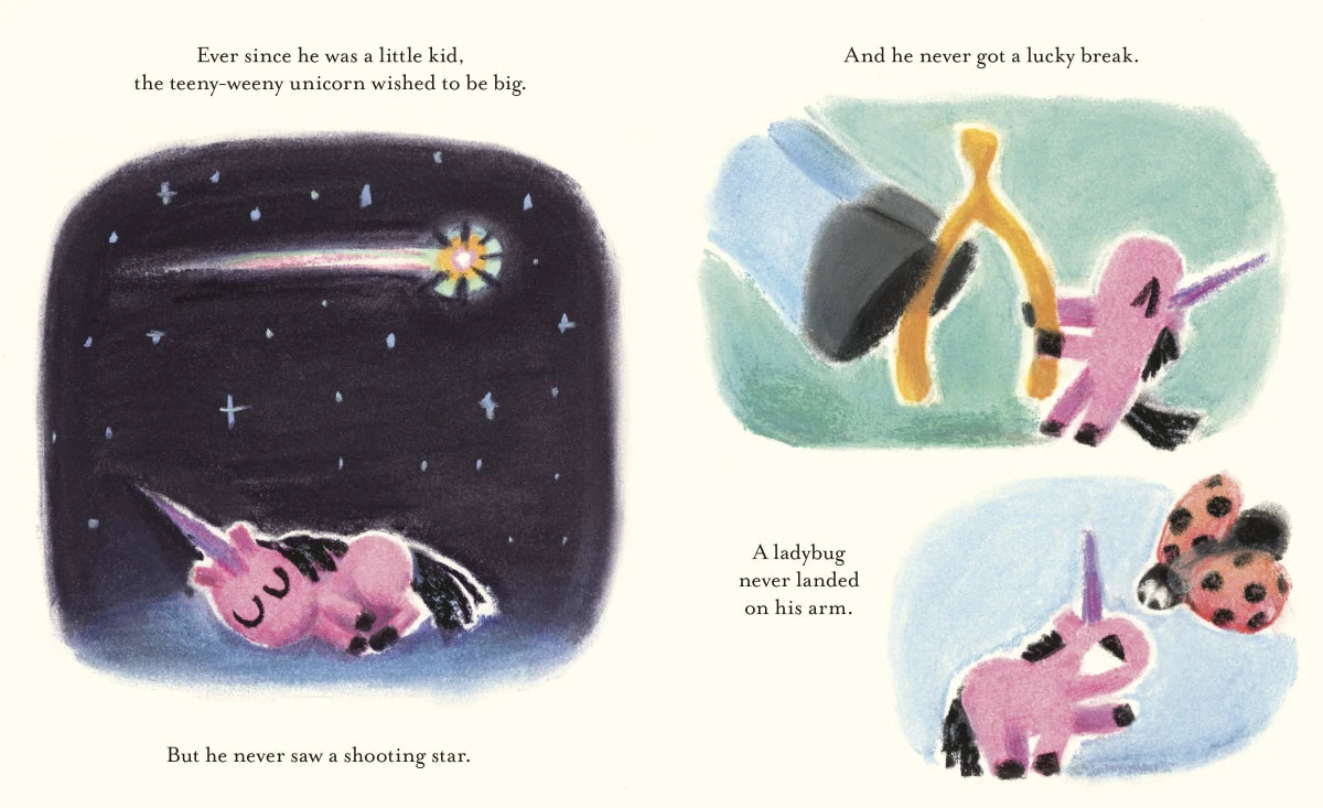 The Teeny-Weeny Unicorn's Great Big Wish US - Hardback (9780593571910)