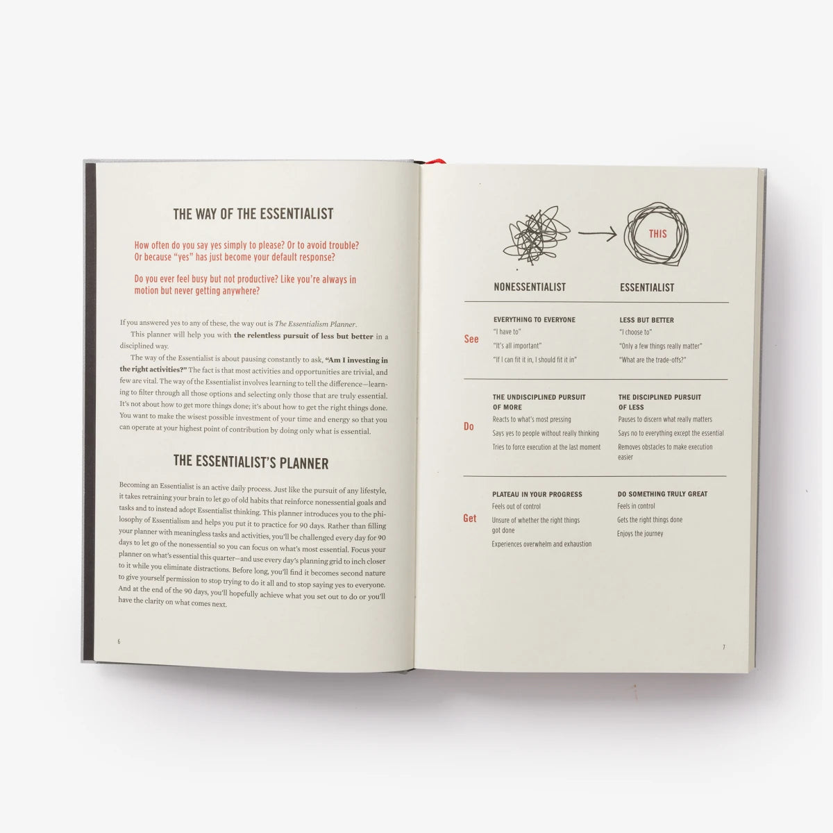 The Essentialism Planner US - Hardback