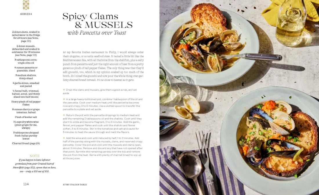 At My Italian Table US - Hardback