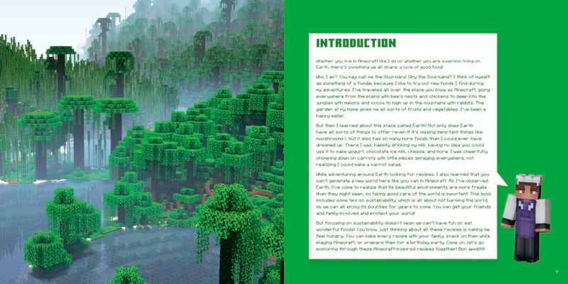 The Crafter's Kitchen: An Official Minecraft Cookbook for Young Chefs and Their Families US - Hardback