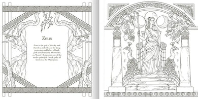 The Greek Mythology Coloring Book US - Paperback / softback