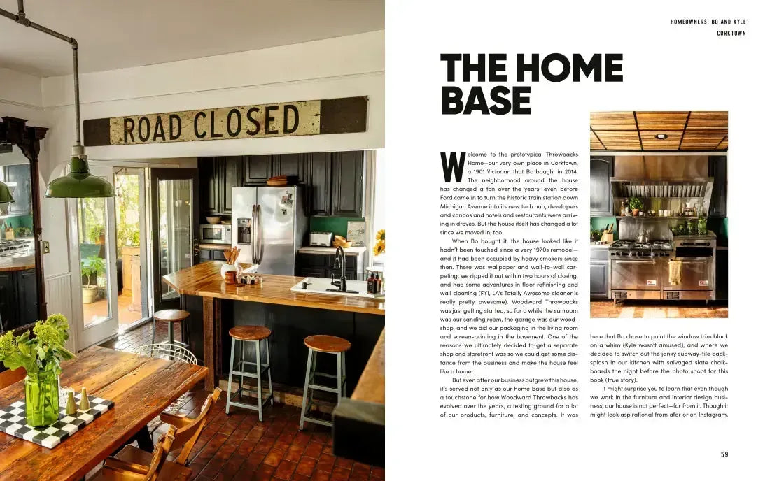 Throwbacks Home Interiors US - Hardback