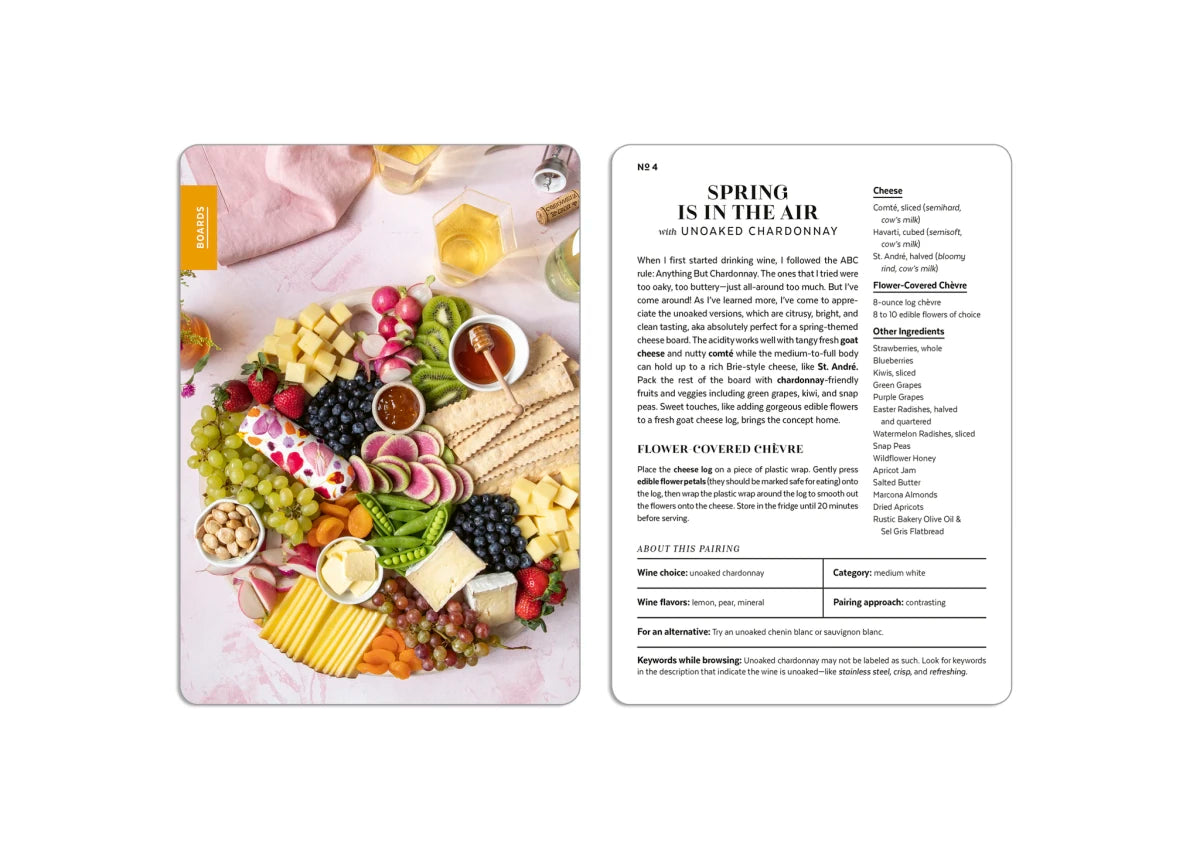 The Wine and Cheese Board Deck US - Cards